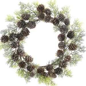 Cedar/Cone Candle Ring