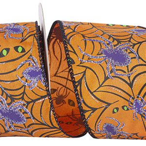 Spider Web Glitter Ribbon