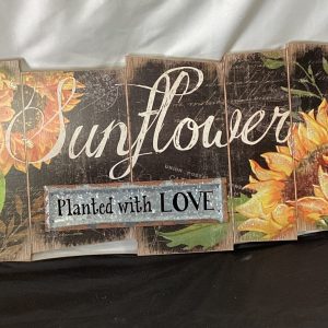 Wood Sunflower Wall Decor