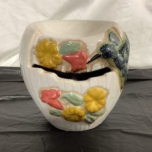 Hummingbird With Flowers Water fountain