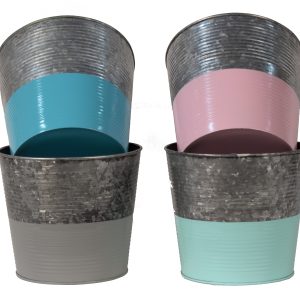 metal pail spring colors