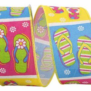 Flip Flop Linen Wired Edge