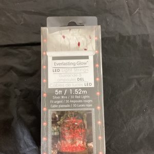 LED Red String Lights 5 Foot