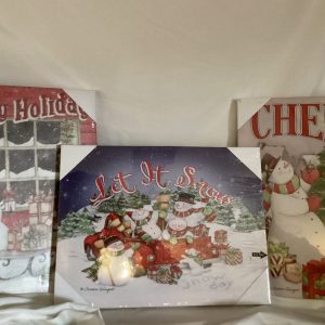 Snowman Lighted Picture