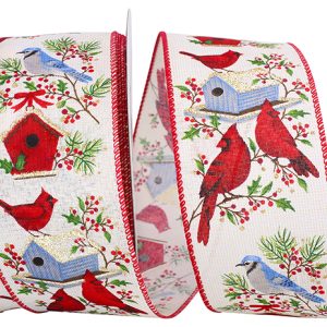 Birdhouse Sparkle Ribbon