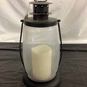 Lantern with LED Flameless Candle