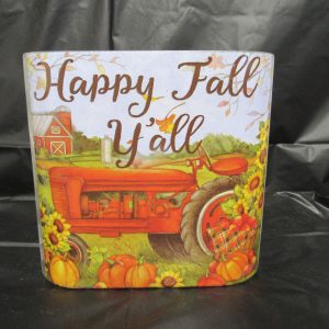 Fall lighted glass Luminary