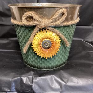 6.5" Sunflower Pot Cover