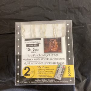 LED Multifunction String Lights 10 Foot 2 Pack