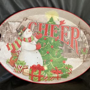 Snowman Serving Tray