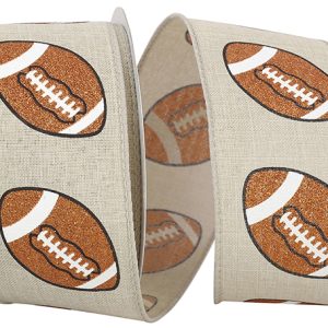 Football glitter Ribbon