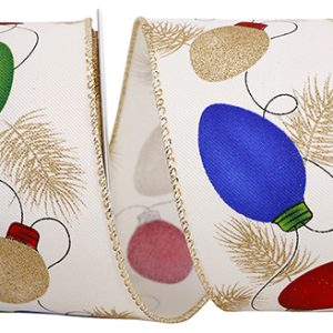 Holiday Jumbo Lights Ribbon Yard