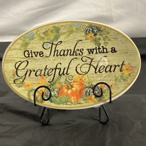 Fall Plate with Easel