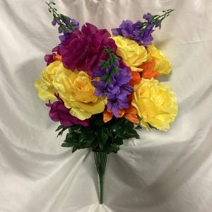 Sunflower/Hydrangea/Delph Bush