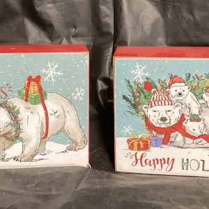 Holiday Polar Bear Blocks