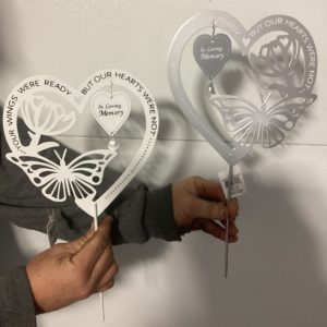 In loving memory stake