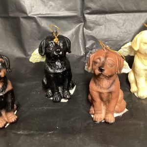 Dog with Angel Wings hanging ornaments