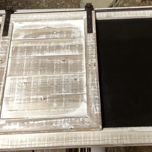 Blackboard With Sliding Door