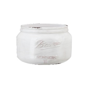 Antique White Mason Jar
