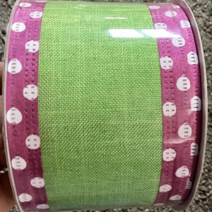Dotty Edge Linen Wired Edge