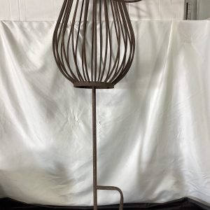 Metal Antique Plant Stand Yard Stake