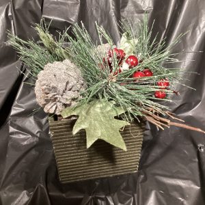 Holiday Silk Planter