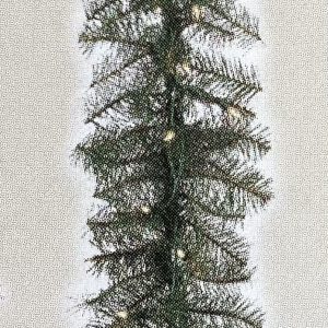 Canadian Pine Garland Clear Lights