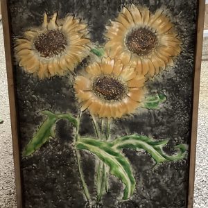 Metal Sunflower Picture