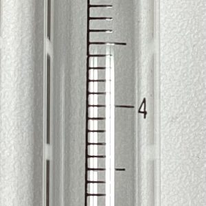 7.75” Glass Rain Gauge